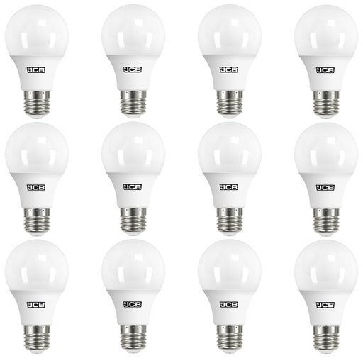 JCB S13568 E27 ES GLS LED Bulb Opal 4.9W 470lm Daylight 6500K (12 Pack) - westbasedirect.com