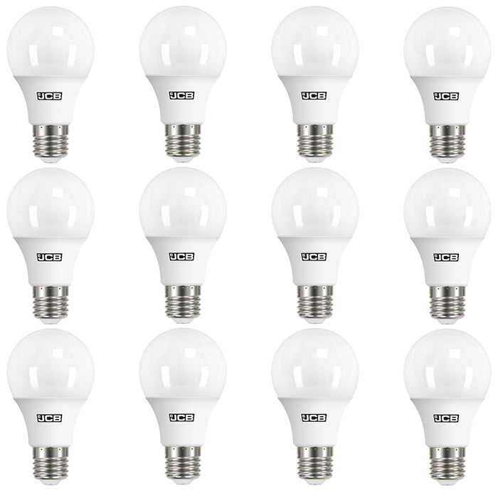 JCB S13568 E27 ES GLS LED Bulb Opal 4.9W 470lm Daylight 6500K (12 Pack) - westbasedirect.com