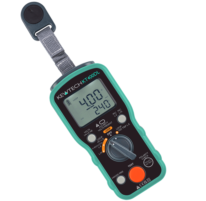 Kewtech KT400DL Digital Loop/PSC Tester - High Current, High Resolution & No Trip - westbasedirect.com