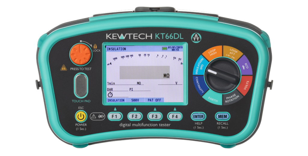 Kewtech KT66EV Kit with KT66DL 12in1 MFT & KEWEVA (EV Charging Point Testing Adapter) - westbasedirect.com