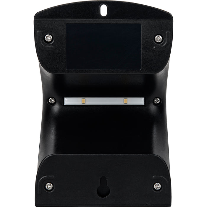 Luceco LEXS22B40 Solar Guardian Wall Light with PIR Sensor Black IP65 1.5W 220lm 4000K Standard - westbasedirect.com