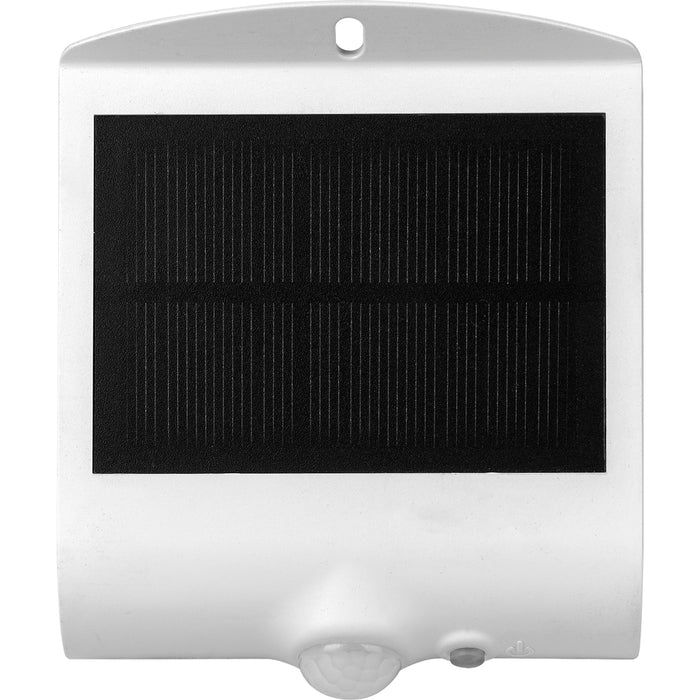 Luceco LEXS22W40 Solar Guardian Wall Light with PIR Sensor White IP65 1.5W 220lm 4000K Standard - westbasedirect.com