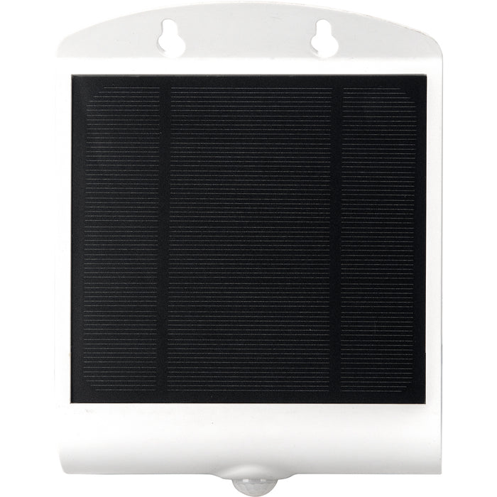 Luceco LEXS40W40 Solar Guardian Wall Light with PIR Sensor White IP44 3.2W 400lm 4000K Standard - westbasedirect.com
