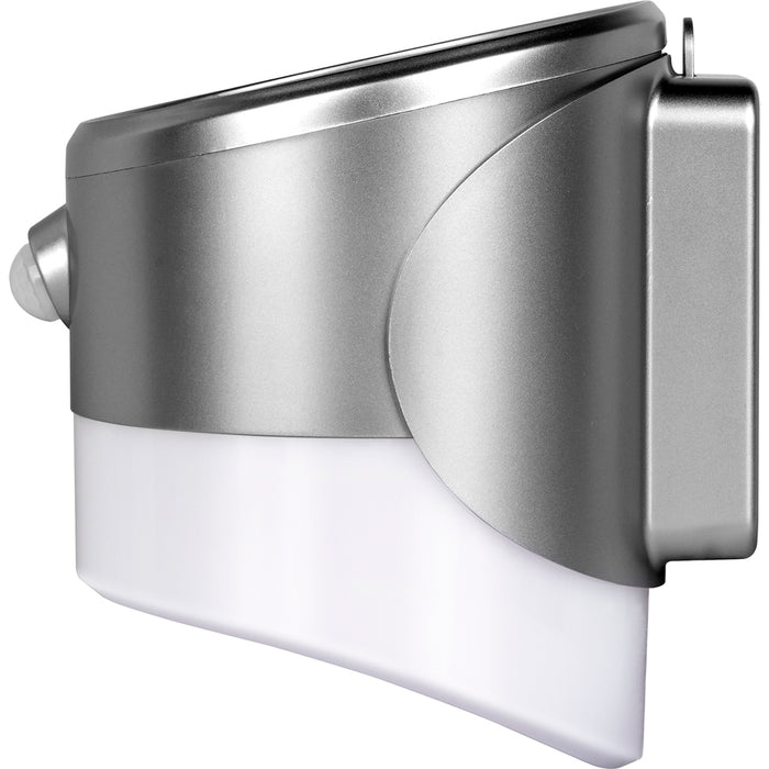 Luceco LEXSL20G40 Solar Guardian Wall Lantern with PIR Sensor Grey IP44 200lm 2W 4000K Standard - westbasedirect.com