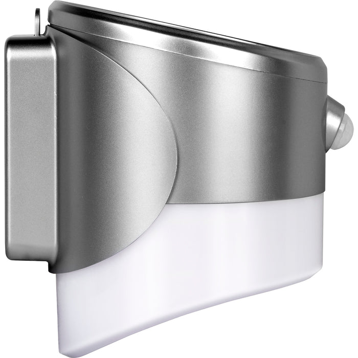 Luceco LEXSL20G40 Solar Guardian Wall Lantern with PIR Sensor Grey IP44 200lm 2W 4000K Standard - westbasedirect.com
