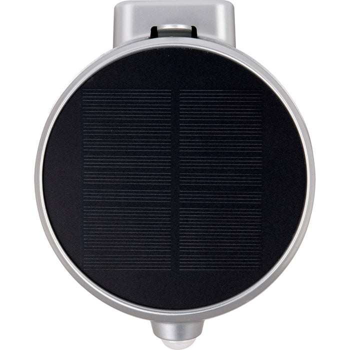 Luceco LEXSL20G40 Solar Guardian Wall Lantern with PIR Sensor Grey IP44 200lm 2W 4000K Standard - westbasedirect.com