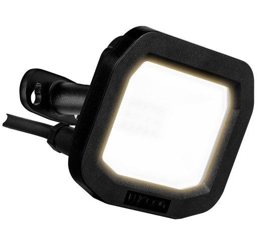 Luceco LFS10B130 10W 1050lm 3000K IP65 Castra Security Floodlight Standard Black - westbasedirect.com