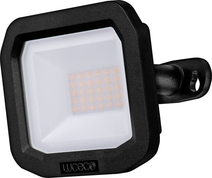 Luceco LFS20B130 20W 2200lm 3000K IP65 Castra Security Floodlight Standard Black - westbasedirect.com