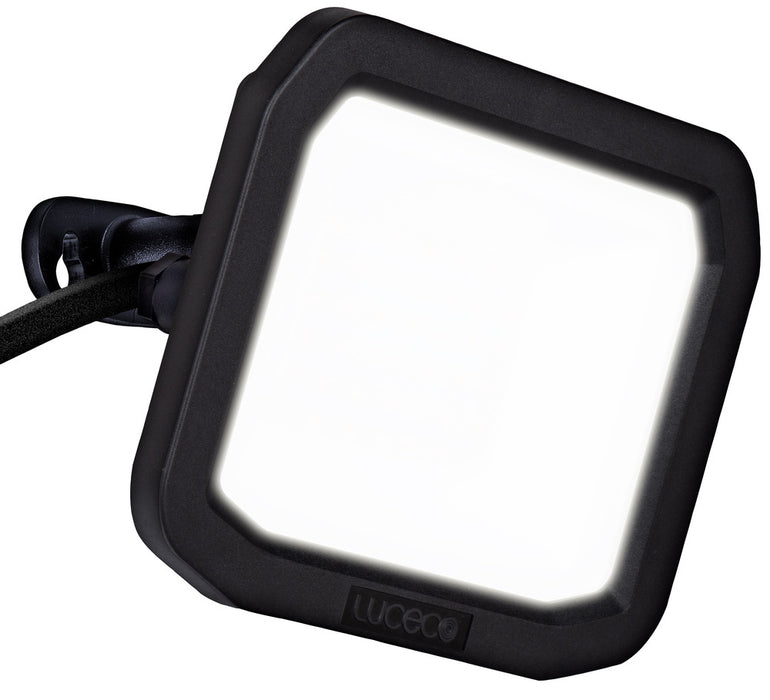 Luceco LFS30B150 30W 3150lm 5000K IP65 Castra Security Floodlight Standard Black - westbasedirect.com