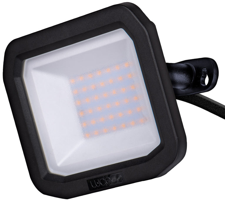 Luceco LFS30B150 30W 3150lm 5000K IP65 Castra Security Floodlight Standard Black - westbasedirect.com