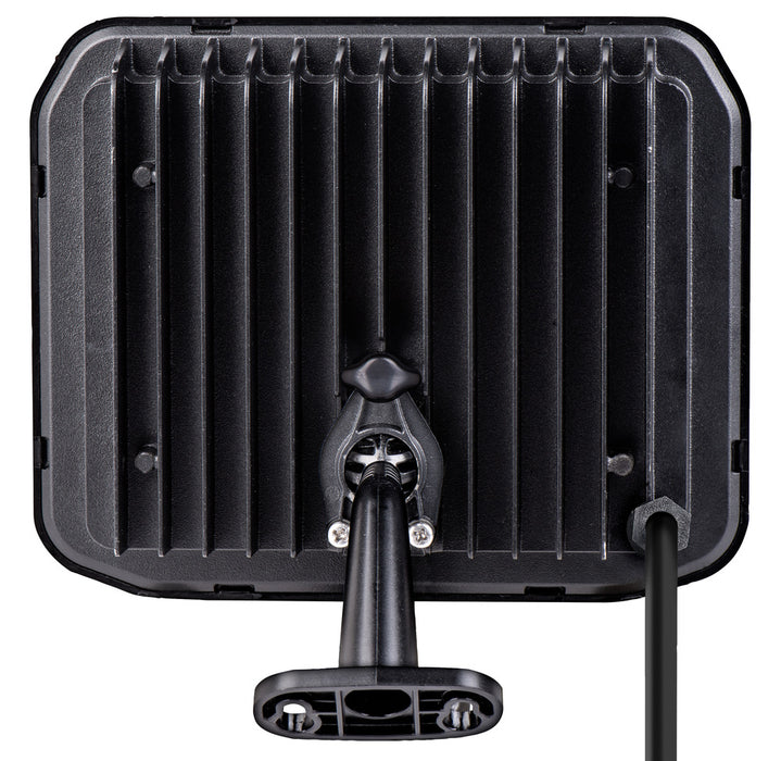 Luceco LFS50B150 50W 5400lm 5000K IP65 Castra Security Floodlight Standard Black - westbasedirect.com