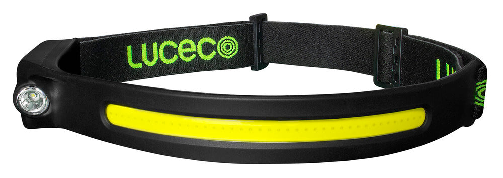 Luceco LILHF35P65 Flexable Headtorch with Motion Sensor 350lm+150lm USB Rechargeable - westbasedirect.com