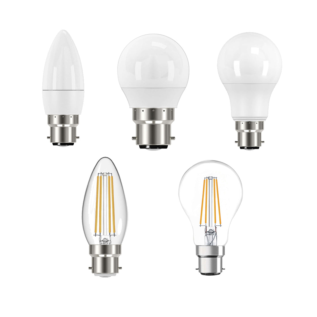 B22 Bayonet Cap LED Bulbs