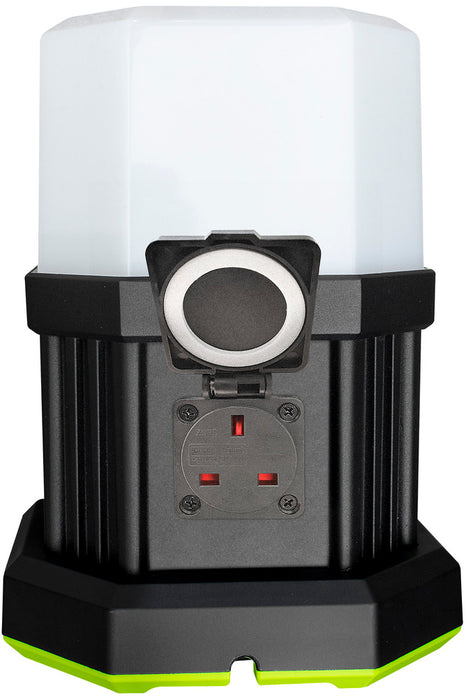 Luceco LWHOA70G65UK Herculous Open Area Worklight 7150lm 66W 6500K 1xUK Socket 3m Cable + UK Plug - westbasedirect.com