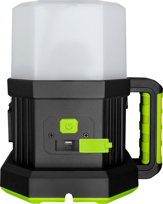 Luceco LWHOA70G65UK Herculous Open Area Worklight 7150lm 66W 6500K 1xUK Socket 3m Cable + UK Plug - westbasedirect.com