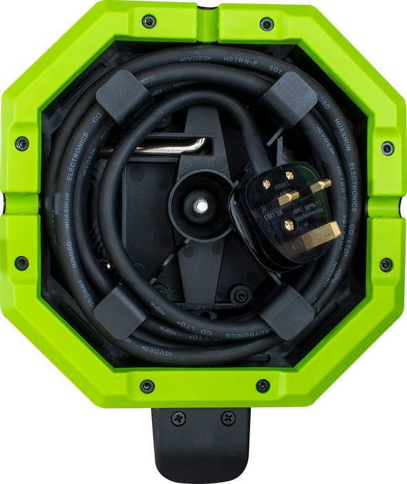 Luceco LWHOA70G65UK Herculous Open Area Worklight 7150lm 66W 6500K 1xUK Socket 3m Cable + UK Plug - westbasedirect.com