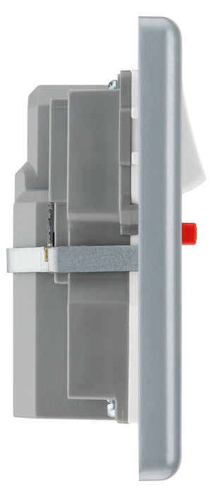 BG MC522ARCD Metal Clad 13A 2G SP Type A RCD Protection Switched Socket - westbasedirect.com