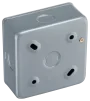BG MC552F Metal Clad 13A Fused Spur Unit + Flex Outlet - westbasedirect.com