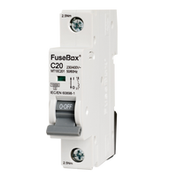 FuseBox MT10C201 20A 1P C Curve 10kA MCB