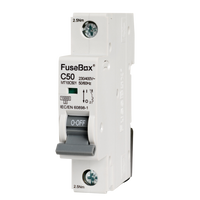FuseBox MT10C501 50A 1P C Curve 10kA MCB