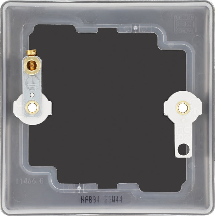 BG NAB94 Nexus Metal Single Blanking Plate - Antique Brass - westbasedirect.com