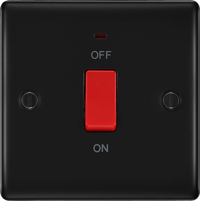 BG NFB74 Nexus Metal 45A DP Single Plate + Neon - Matt Black - westbasedirect.com