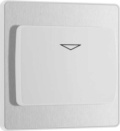 BG Evolve PCDBSKYCSW 20A 16A Hotel Key Card Switch - Brushed Steel (White) - westbasedirect.com