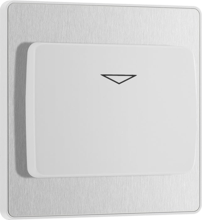 BG Evolve PCDBSKYCSW 20A 16A Hotel Key Card Switch - Brushed Steel (White) - westbasedirect.com