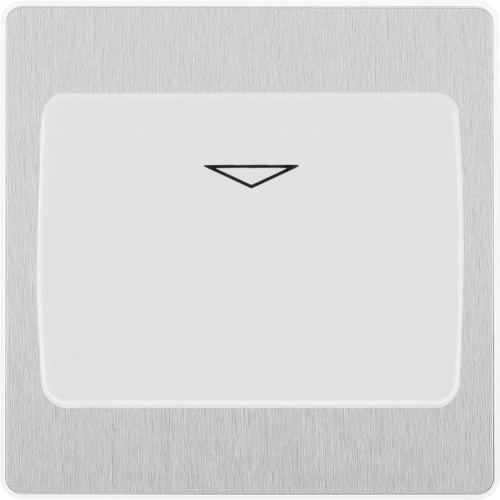 BG Evolve PCDBSKYCSW 20A 16A Hotel Key Card Switch - Brushed Steel (White) - westbasedirect.com
