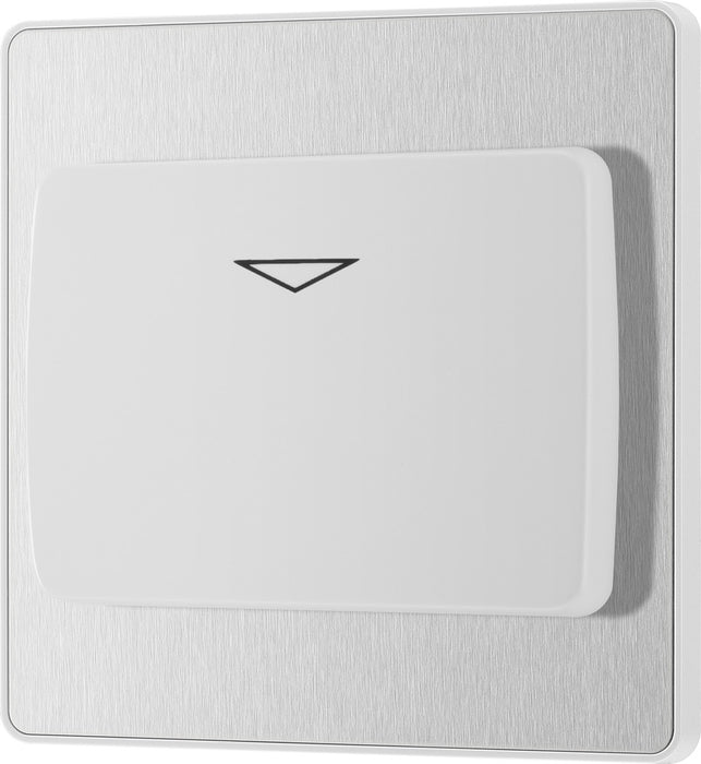 BG Evolve PCDBSKYCSW 20A 16A Hotel Key Card Switch - Brushed Steel (White) - westbasedirect.com