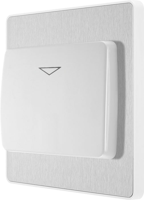 BG Evolve PCDBSKYCSW 20A 16A Hotel Key Card Switch - Brushed Steel (White) - westbasedirect.com