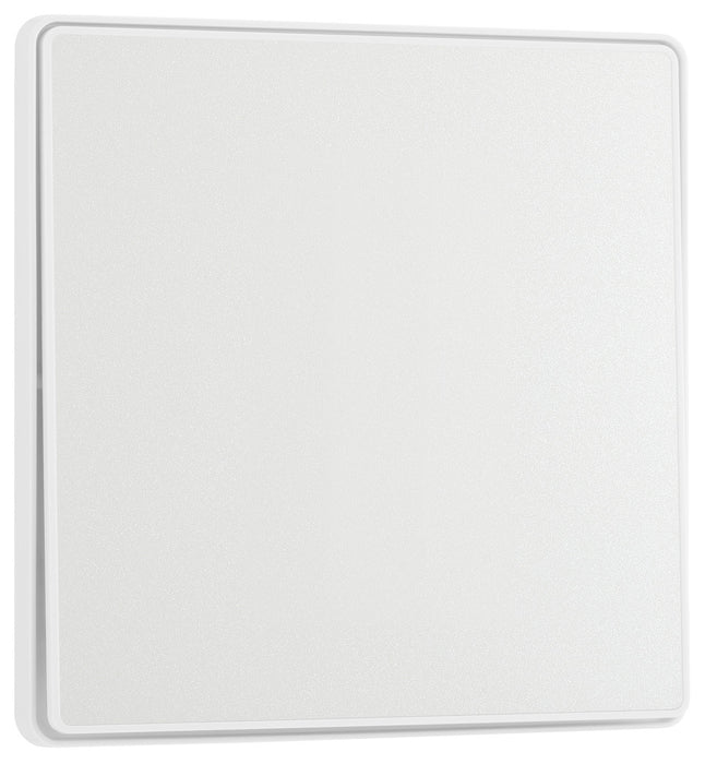 BG Evolve PCDCL13EW 20A 16AX 2 Way Single Intermediate Light Switch, Edge to Edge Rocker - Pearlescent White (White) - westbasedirect.com