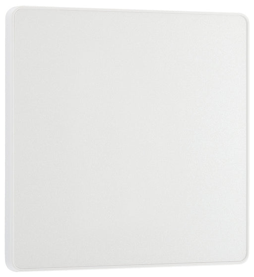 BG Evolve PCDCL94W Single Blank Plate - Pearlescent White (White) - westbasedirect.com