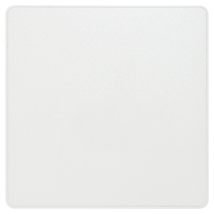 BG Evolve PCDCL94W Single Blank Plate - Pearlescent White (White) - westbasedirect.com