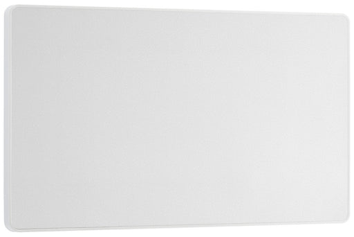 BG Evolve PCDCL95W Double Blank Plate - Pearlescent White (White) - westbasedirect.com