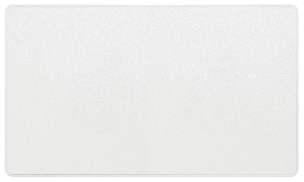 BG Evolve PCDCL95W Double Blank Plate - Pearlescent White (White) - westbasedirect.com
