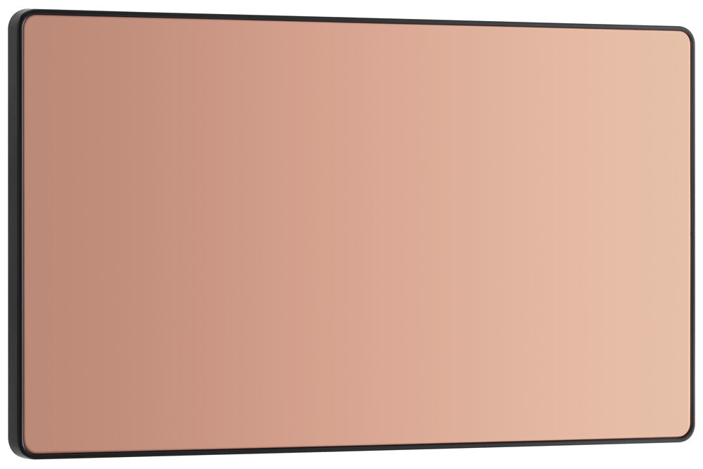 BG Evolve PCDCP95B Double Blank Plate - Polished Copper (Black) - westbasedirect.com