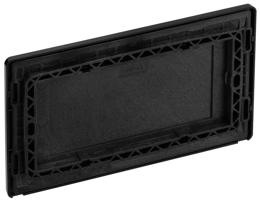 BG Evolve PCDCP95B Double Blank Plate - Polished Copper (Black) - westbasedirect.com