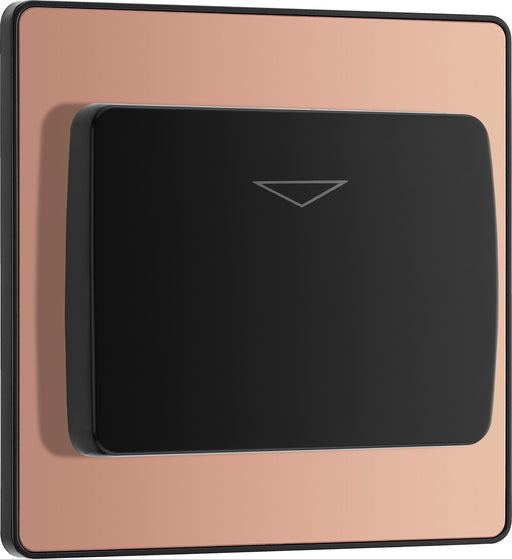 BG Evolve PCDCPKYCSB 20A 16A Hotel Key Card Switch - Polished Copper (Black) - westbasedirect.com