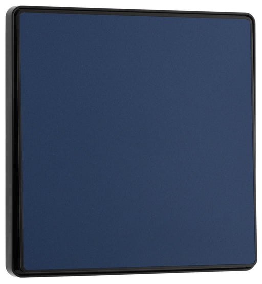 BG Evolve PCDDB12EB 20A 16AX 2 Way Single Light Switch, Edge to Edge Rocker - Matt Blue (Black) - westbasedirect.com