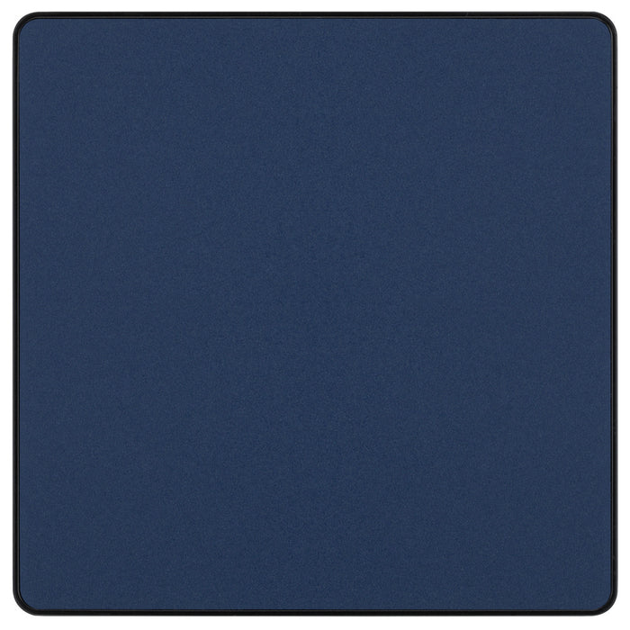 BG Evolve PCDDB94B Single Blank Plate - Matt Blue (Black) - westbasedirect.com