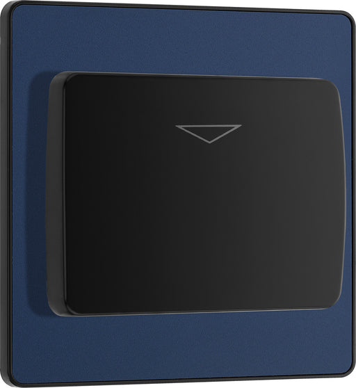 BG Evolve PCDDBKYCSB 20A 16A Hotel Key Card Switch - Matt Blue (Black) - westbasedirect.com