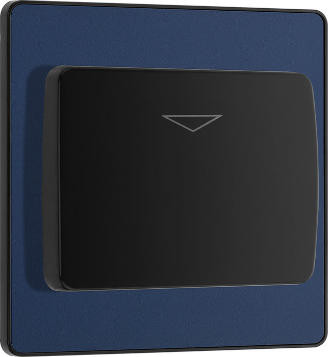 BG Evolve PCDDBKYCSB 20A 16A Hotel Key Card Switch - Matt Blue (Black) - westbasedirect.com