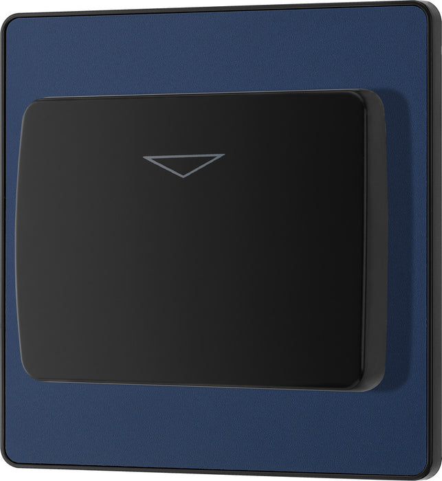 BG Evolve PCDDBKYCSB 20A 16A Hotel Key Card Switch - Matt Blue (Black) - westbasedirect.com