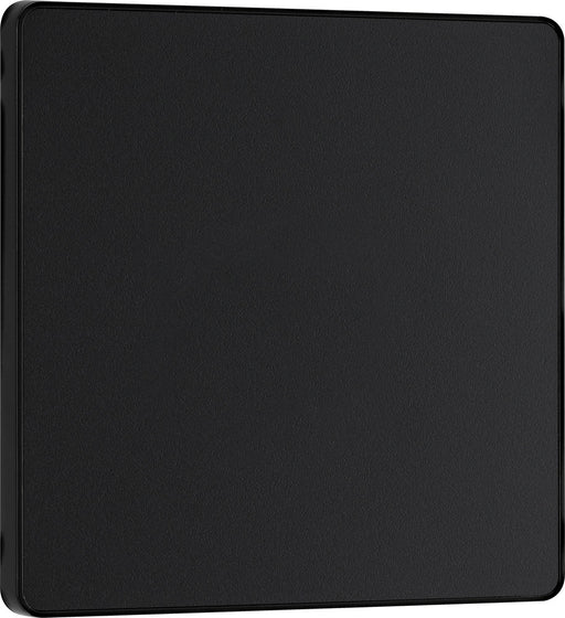 BG Evolve PCDMB94B Single Blank Plate - Matt Black (Black) - westbasedirect.com