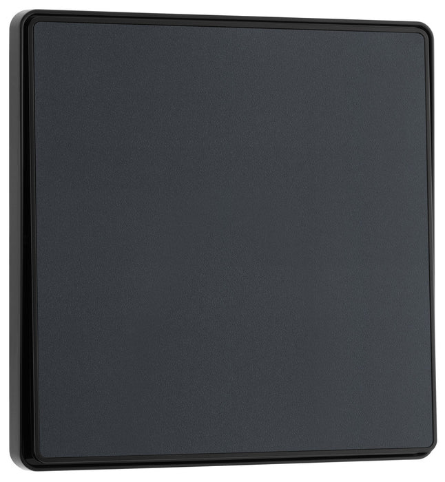 BG Evolve PCDMG12EB 20A 16AX 2 Way Single Light Switch, Edge to Edge Rocker - Matt Grey (Black) - westbasedirect.com