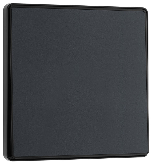 BG Evolve PCDMG13EB 20A 16AX 2 Way Single Intermediate Light Switch, Edge to Edge Rocker - Matt Grey (Black) - westbasedirect.com