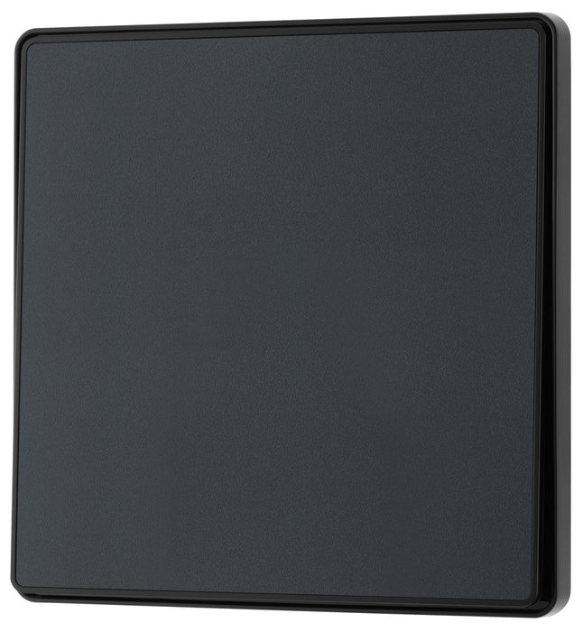 BG Evolve PCDMG13EB 20A 16AX 2 Way Single Intermediate Light Switch, Edge to Edge Rocker - Matt Grey (Black) - westbasedirect.com