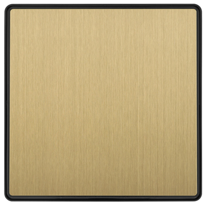 BG Evolve PCDSB12EB 20A 16AX 2 Way Single Light Switch, Edge to Edge Rocker - Satin Brass (Black) - westbasedirect.com