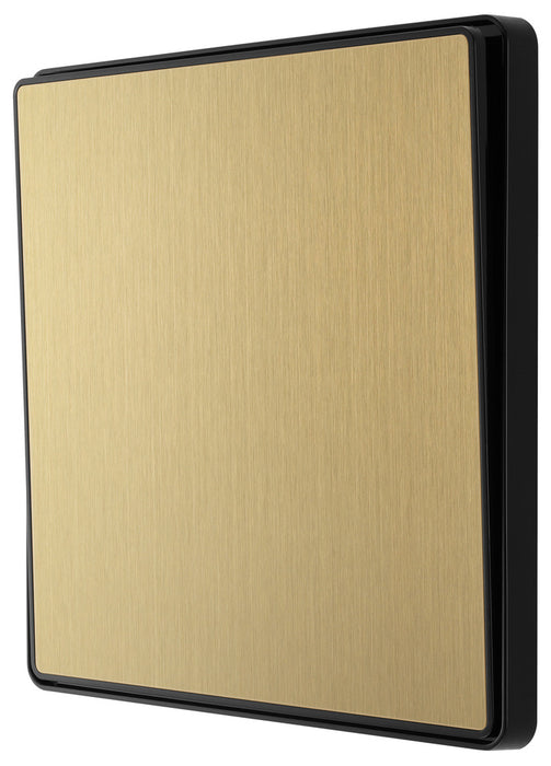 BG Evolve PCDSB12EB 20A 16AX 2 Way Single Light Switch, Edge to Edge Rocker - Satin Brass (Black) - westbasedirect.com